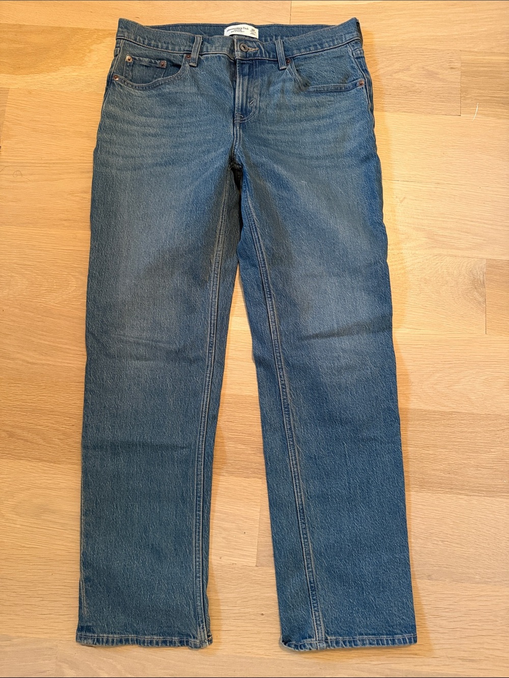 Abercrombie & Fitch Women's 90’s Straight-Leg Jeans